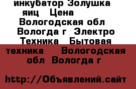 инкубатор Золушка 98яиц › Цена ­ 5 000 - Вологодская обл., Вологда г. Электро-Техника » Бытовая техника   . Вологодская обл.,Вологда г.